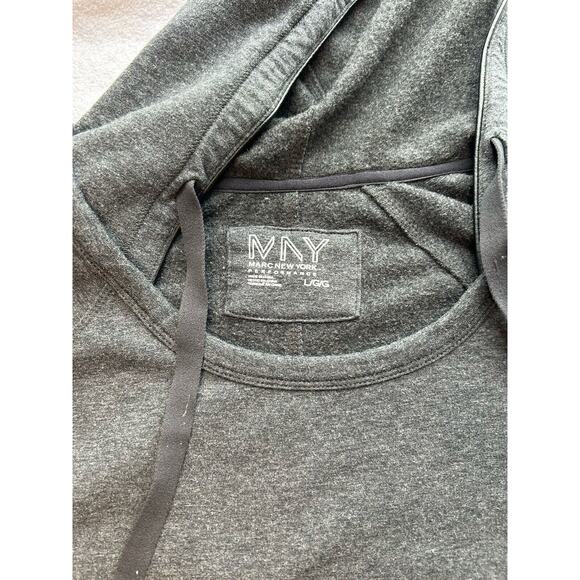 Marc New York Performance Hoodie Womens Large Gray Popover Athleisure Jacket - Picture 2 of 8